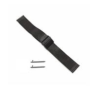 HASGTFM Correa de reloj de acero inoxidable 18 mm 20 mm 22 mm pulsera Relojes rápidos Relojes de relojes de reemplazo for hombres mujeres(Schwarz,20mm)