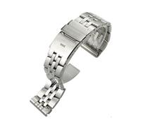 HASGTFM Correa de reloj de acero inoxidable de 20mm, 22mm y 24mm apta for Breitling AVENGER NAVITIMER apta for pulsera de correa de reloj SUPEROCEAN(22MM_STAINLESS STEEL)