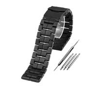 HASGTFM Correa de reloj de acero y plástico de 23mm, correa ligera de fibra de carbono apta for Luminox 3080 3150 3051Sport Mans, pulsera negra(Black black buckle)