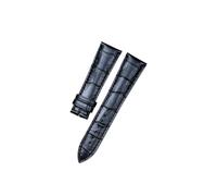HASGTFM Correa de reloj de cuero de 20 mm/22 mm, ajuste adecuado for cuero Blancpain, negro, marrón, azul marino, modelo perfecto(Schwarz,22mm)