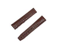 HASGTFM Correa de reloj de cuero de 20mm y 21mm adecuada for correa de reloj For Maurice Lacroix MASTERPIECE LES CLASSIQUES PONTOS(Brown round texture,21mm)