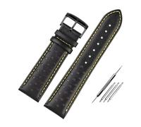 HASGTFM Correa de reloj de cuero de 22 mm for Tag Fit for Heuer Fit for Omega Fit for Seamaster Fit for Tissot Speed Chi T116.617 Correa deportiva 22 mm Hombres Transpirable(A purple Black pin)