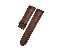 HASGTFM Correa de reloj de cuero de 22mm, 23mm y 24mm apta for Tissot 1853 Couturier T035 T035627 T035410, herramientas for correa de reloj en negro y marrón(Brown,22mm)