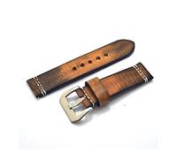HASGTFM Correa de reloj de cuero grueso 20/22/24 / MM Hombre de la muñeca de la muñeca de la banda de la banda de reemplazo de la banda de reloj de reloj de acero inoxidable helada Kzv09(20mm)