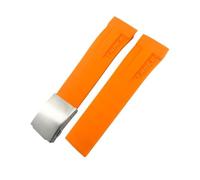HASGTFM Correa de reloj de goma de 17mm y 21mm apta for Tissot T048 T-RACE T048-417A T048-427A correa de reloj de silicona suave negra y naranja(Beige)