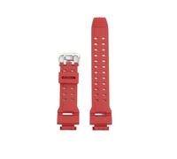 HASGTFM Correa de reloj de goma de silicona, junta convexa de resina, accesorios de correa de reloj negra, pulsera apta for CASIO en forma for G-shock GW-9200 GW-9110 G-9200(B Red-S pin)