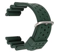 HASGTFM Correa de reloj de goma fluoro premium 20 22 24mm Brown Brown Wamkband Relojamiento rápido Sport Buck Watch Band Fit for Panerai Seiko Cinturón(Green S,22mm)