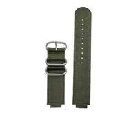 HASGTFM Correa de reloj de lona de nailon apta for CASIO Fit for G-shock DW-H5600 Interfaz convexa especial Negro Azul Verde Caqui Naranja Rojo Correa de reloj for hombre(Green-S pin)
