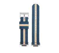 HASGTFM Correa de reloj de lona de nailon for hombre, adaptador plateado, compatible for CASIO DW5600 GWb5600 GWM5610 GM5600, azul, negro, gris, rojo, cian, caqui(Blue yellow-S,GM5600)