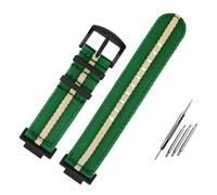 HASGTFM Correa de reloj de lona de nailon modificada compatible con Casio Fit For G-SHOCK GA110/100/120 GM/GA2100 DW-5600 GW-B5600 serie de reloj deportivo GW-M5610(A13-black buckle)