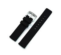 HASGTFM Correa de reloj de nylon 20 mm 22 mm de reemplazo de lona Reloj3 45mm 41mm S3Watch Bip Ajuste for Samsung Galaxy Fit for Huawei Gt 2 Apto for el asazate(Schwarz,22mm)