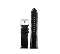 HASGTFM Correa de reloj de piel de vaca de 22MM apta for Casio Fit For G-SHOCK DW-5600 GM-5600 GW-M5610 GA-110 pulsera de reloj suave Retro Vintage modificada for hombre(Black-Silver,For 5600)