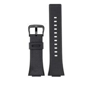 HASGTFM Correa de reloj de silicona de 16mm for hombre, compatible con Casio Fit For G-SHOCK GA-110 GM-110GB GA-110 GA-100 GA-120, accesorios de correa de reloj de goma de resina y silicona(Black blac