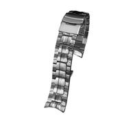 HASGTFM Correa de reloj for hombre Casio EF-550D/PB EF-523, edición limitada, boca de arco, pulsera de acero inoxidable sólido, 22mm(Silver)
