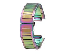 HASGTFM Correa de reloj pequeña de metal for hombre, apta for Casio GM-110 GA-110 GM-110GB, correa apta for GSHOCK DW5600, accesorios de pulsera de reloj de acero inoxidable(Rainbow)