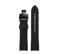 HASGTFM Correa de reloj silicona curvada for C-asio EFR-303 ECB900 Fit for Citizen for Longines for Mido goma 20 mm 22 Accesorios impermeables