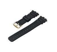 HASGTFM Correa de resina GMW-B5 000, aro de acero inoxidable, pulsera de repuesto de goma impermeable negra, accesorios de reloj aptos for G-SHOCK(Black4)