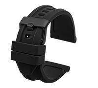 HASGTFM Correa de silicona resistente al agua for hombre, correa de reloj de goma suave de 24mm, 26mm y 28mm, compatible con diésel Dz4318 DZ4323 DZ4283 DZ4476 DZ4496 DZ4427 DZ4487(Black black,28mm)