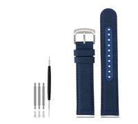 HASGTFM Correa inferior de lona de nailon for reloj SEIKO NO.5 SRPC31J1 SSC295J1 20 21 22mm negro verde gris caqui azul correa de reloj for hombre(Blue-S pin,21mm)