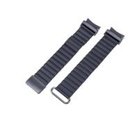 HASGTFM Correa magnética de cuero for Samsung Galaxy Watch 6, 5, 4, 40, 44mm, 6 Classic 43, 47mm, sin huecos, ajuste rápido, pulsera 5Pro de 45mm(Schwarz,For Watch 6 5 4 40mm)