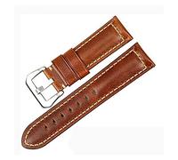 HASGTFM Correa retro de cuero de la correa de moda de la correa de la correa de la correa de los accesorios de relojes de relojes de 42 mm 1/2/3/4(Brown-Silver)