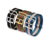 HASGTFM Correa tejida Adecuado for Tudor Black Bay/Apto for Omega/Apto for Rolex/Apto for Seiko/Correa de nailon Pulseras de 20 mm 22 mm Accesorios for relojes(A22 gk,22mm)