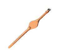 HASGTFM Correas de reloj compactas de cuero elásticas y respetuosas for la piel for mujer, aptas for Fossil Es3077 Es2830 Es3262 Es3060 Es4176, correa de 8mm(Light brown-Golde-K1)