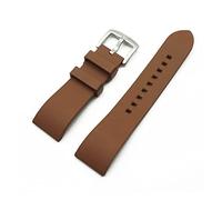 HASGTFM Correas de reloj de goma fluoro 20 mm 22 mm 24 mm pulsera deportiva Banda de reloj de barra de liberación rápida for cada marca Relojes Bandas(Brown(Steel),24mm)