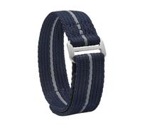 HASGTFM Correas militares de 20mm y 22mm, correa de reloj Universal Solf de nailon de primera calidad, apta for piloto deportivo, correas militares de repuesto for reloj de nailon(Dark Blue,20MM_L)
