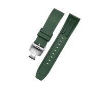 HASGTFM Fit for Rolex Fit for Omega Fit for Seiko Fit for Fiyta Fit for Suunto Fluoro Correa de reloj de goma Accesorios deportivos a prueba de agua Correa de reloj de silicona for hombres 20 22 mm 24
