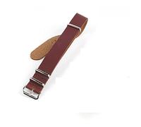 HASGTFM Hombres de cuero Mujeres WheamBand18mm 20mm 22mm 24 mm Reemplazo ajustable for accesorios de reloj(Wine red,24mm)