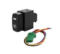 HASGTFM Interruptor de luz antiniebla delantera DC12V, botón 4 cables, lámpara for interruptor LED, encendido y apagado apto for Toyota Camry Prius Corolla(Style C)