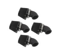 HASGTFM Kit de filtro entrada aire 4 Uds apto for BMW Serie K K100 K75 for motocicleta tipo Cafe Racer sistema admisión modificación Retro(Schwarz)