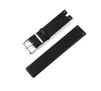 HASGTFM Las Bandas De Vigilancia De Las Mujeres Caben For Ck K94231 Cuero Suave Suave En Forma For Calvin Klein Strap WatchBands 2 2mm Hombres Rojos Marrones Negros Blancos(Schwarz)