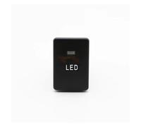HASGTFM Luz azul, luz LED for coche, antiniebla delantera, botón de encendido y apagado apto for Toyota Avensis T27 PRADO Domineering 2010-2019(LED)