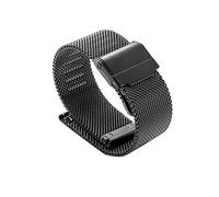 HASGTFM Milanese Loop Watch Strap 18 mm de 20 mm Band de reloj for el ajuste for DW Fit for la banda de acero inoxidable de Daniel Wellington 12 mm 14 mm 16 mm de 22 mm de ancho(Schwarz,12mm)