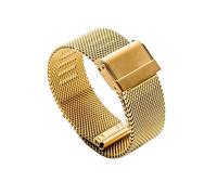 HASGTFM Milanese Loop Watch Strap 18 mm de 20 mm Band de reloj for el ajuste for DW Fit for la banda de acero inoxidable de Daniel Wellington 12 mm 14 mm 16 mm de 22 mm de ancho(Gold,12mm)