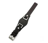 HASGTFM Mira la correa for FÓSIL Accesorios de relojes Black Brown Watch(Schwarz)