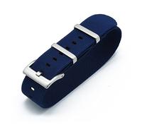 HASGTFM Nylon Nat Straps 20mm 22mm relojes de relojes duraderos tropas francesas militares paracaídas especial de relojes elásticos de relojes de reemplazo for hombres(Dark blue,20mm)