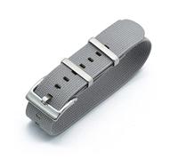 HASGTFM Nylon Nat Straps 20mm 22mm relojes de relojes duraderos tropas francesas militares paracaídas especial de relojes elásticos de relojes de reemplazo for hombres(Gray,22mm)