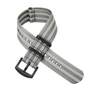 HASGTFM Nylon Premium NYLO Strap 20mm 22mm Asiento del cinturón de seguridad Sports Fit for 007 Fit for James Bond WatchBand Reemplazo(Red)