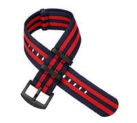 HASGTFM Nylon Premium NYLO Strap 20mm 22mm Asiento del cinturón de seguridad Sports Fit for 007 Fit for James Bond WatchBand Reemplazo(Hot Pink)