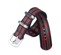 HASGTFM Nylon Premium NYLO Strap 20mm 22mm Asiento del cinturón de seguridad Sports Fit for 007 Fit for James Bond WatchBand Reemplazo(Celestial Teal)