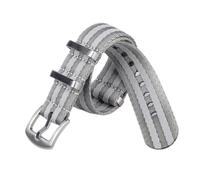 HASGTFM Nylon Premium NYLO Strap 20mm 22mm Asiento del cinturón de seguridad Sports Fit for 007 Fit for James Bond WatchBand Reemplazo(Blue Light Blue)