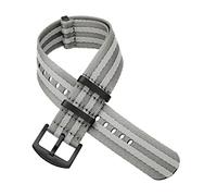 HASGTFM Nylon Premium NYLO Strap 20mm 22mm Asiento del cinturón de seguridad Sports Fit for 007 Fit for James Bond WatchBand Reemplazo(Red)