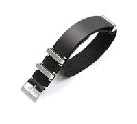 HASGTFM OTAN Pulsera 18mm 20 mm 22 mm 24 mm manual de pulsera de pulsera de zulu de 24 mm(Schwarz,20mm)