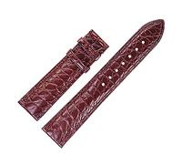 HASGTFM Pelotas de cinturón de cuero de piel de piel de reloj Pulseras de correa for 12/13/14/15/16/17 / 18/19/20/21 / 22 / 23mm Hombre(Brown,12mm)
