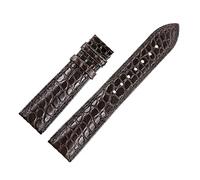 HASGTFM Pelotas de cinturón de cuero de piel de piel de reloj Pulseras de correa for 12/13/14/15/16/17 / 18/19/20/21 / 22 / 23mm Hombre(Dark brown,22mm)