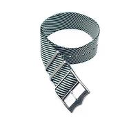 HASGTFM PREMIUM OTAN ZULU RELOJ DE RELOJ DE LA CORREA DE RELOJ DE NYLON DE 20 MM 22 mm Pulsera de reemplazo Straps FORT-UDOR BLACK BAY OTAN WATCH BANDS(Green white)