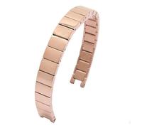 HASGTFM Pulsera Cóncava Simple De Acero Inoxidable For Mujer, Correa De Reloj De 10mm Apta For Reloj De Acero Inoxidable Fit For CK K8G236 K8G231 K8G235 K8G23146(Steel rose gold)